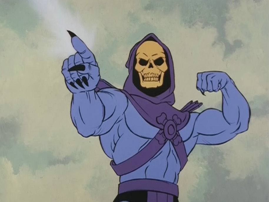 Skeletor Evil lord of destruction. 