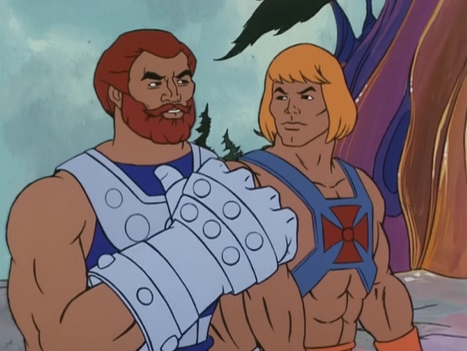 He-man Most powerful man in the universe. 